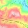 Mapa topográfico Punchbowl Mountain, altitud, relieve