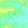 Mapa topográfico Mashamba, altitud, relieve
