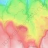 Mapa topográfico Roche Haut, altitud, relieve