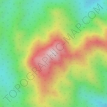 Mapa topográfico Batalla, altitud, relieve