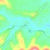 Mapa topográfico Alpine, altitud, relieve