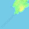 Mapa topográfico Hook Head, altitud, relieve