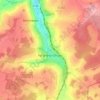 Mapa topográfico Proche les Venets, altitud, relieve