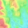 Mapa topográfico Tatnuck, altitud, relieve