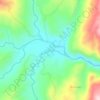 Mapa topográfico Pacuan, altitud, relieve