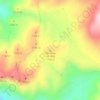 Mapa topográfico Cerro de las Pilas, altitud, relieve