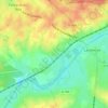 Mapa topográfico Happegarbes, altitud, relieve