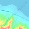 Mapa topográfico Desa Tejakula, altitud, relieve