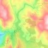 Mapa topográfico O Enxilde, altitud, relieve