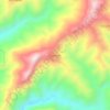 Mapa topográfico Totoltepec, altitud, relieve