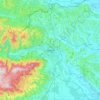 Mapa topográfico Maribor, altitud, relieve