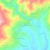 Mapa topográfico Sa Dan Malimbong, altitud, relieve