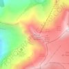 Mapa topográfico Scex Rouge, altitud, relieve