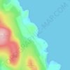 Mapa topográfico Uig, altitud, relieve