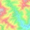 Mapa topográfico Batad, altitud, relieve