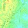 Mapa topográfico Hickory Hill, altitud, relieve