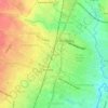 Mapa topográfico Purwodadi, altitud, relieve