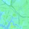 Mapa topográfico Suburban Acres, altitud, relieve
