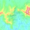 Mapa topográfico Clarens, altitud, relieve