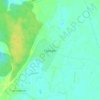 Mapa topográfico Прогрес, altitud, relieve