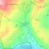 Mapa topográfico Howden le Wear, altitud, relieve