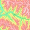 Mapa topográfico Barkam, altitud, relieve