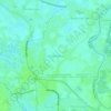 Mapa topográfico Lebak Wangi, altitud, relieve