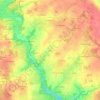 Mapa topográfico Le Puy, altitud, relieve