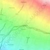 Mapa topográfico Ngebra, altitud, relieve