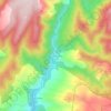 Mapa topográfico Tremor de Abajo, altitud, relieve