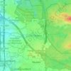 Mapa topográfico Tennenlohe, altitud, relieve