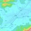 Mapa topográfico Baitang, altitud, relieve
