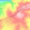 Mapa topográfico Tan-y-groes, altitud, relieve