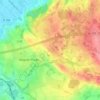 Mapa topográfico La Fureterie, altitud, relieve