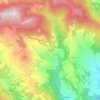 Mapa topográfico Compito, altitud, relieve