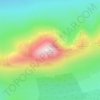 Mapa topográfico Croagh Patrick, altitud, relieve