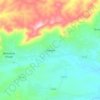 Mapa topográfico Chavani, altitud, relieve