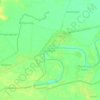 Mapa topográfico Jatitujuh, altitud, relieve