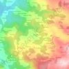 Mapa topográfico Goexe, altitud, relieve