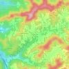 Mapa topográfico Maple Fork, altitud, relieve