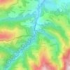 Mapa topográfico Anttonenea, altitud, relieve