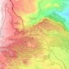 Mapa topográfico Banderilla, altitud, relieve