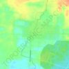 Mapa topográfico Karang Senang, altitud, relieve