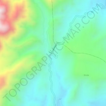 Mapa topográfico VALENCIA LA PAZ, altitud, relieve