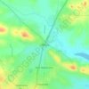 Mapa topográfico Afienya, altitud, relieve