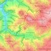 Mapa topográfico Wertenbruch, altitud, relieve