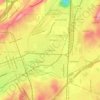 Mapa topográfico Douglasville, altitud, relieve