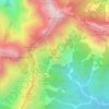 Mapa topográfico Kesselkogel, altitud, relieve