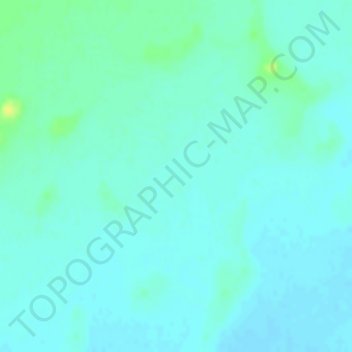 Mapa topográfico Great Artesian Basin, altitud, relieve