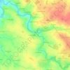 Mapa topográfico La Maigrière, altitud, relieve